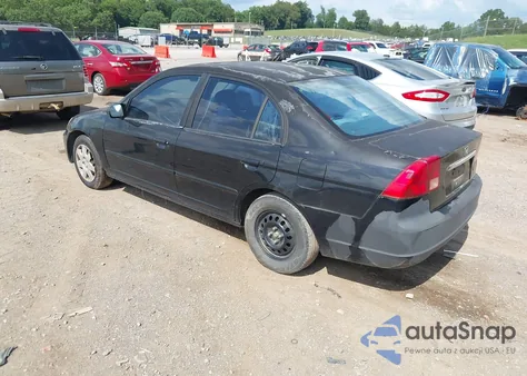 2002 Honda Civic Ex z USA, uszkodzony, nr VIN 2HGES26772H584672